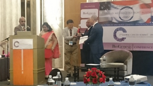 陳水田博士接受頒獎