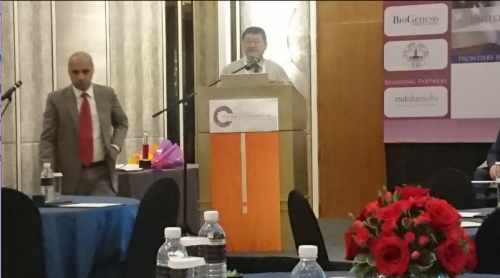 陳水田博士發表演說